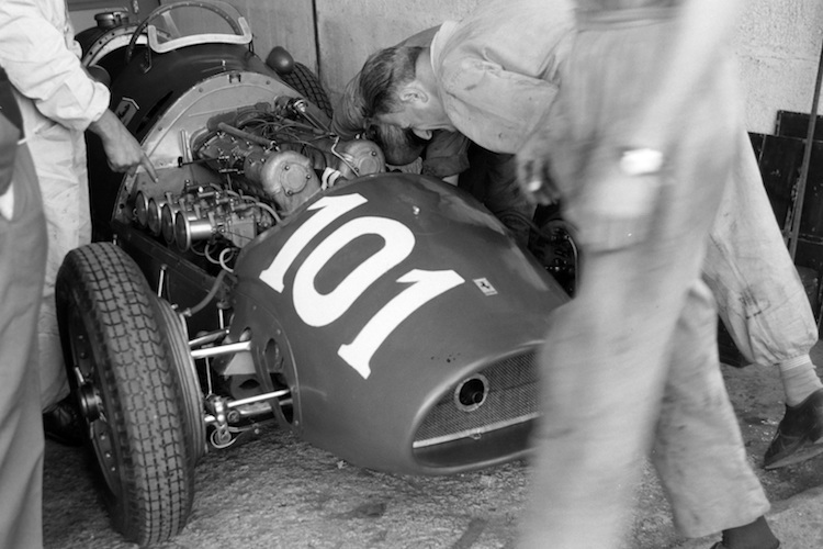 Mit der 101 fuhr Alberto Ascari auf dem Nürburgring 1952 zum Sieg