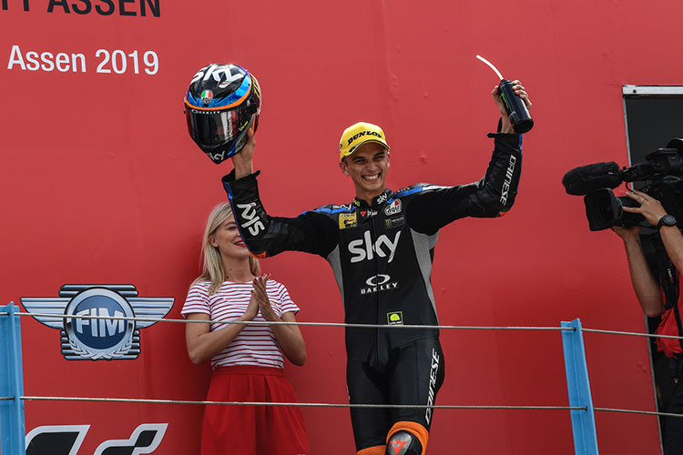 Luca Marini in Assen: Platz 3