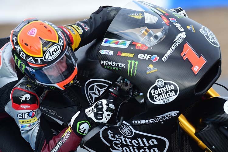 Moto2-Test in Jerez im November 2014: Weltmeister Tito Rabat auf der 2015-Kalex
