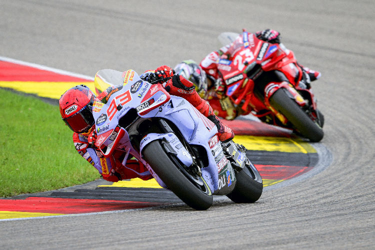 Reifendruck war ein Thema auf dem Sachsenring