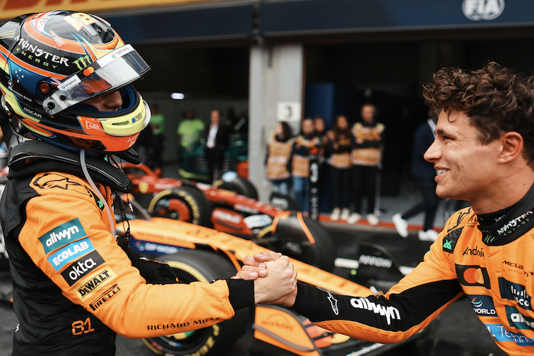 Oscar Piastri und Lando Norris