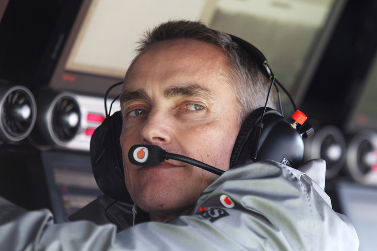 Whitmarsh schaut sich im Fahrerlager um