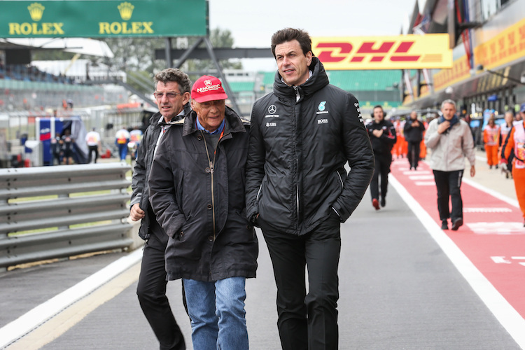 Mercedes-Motorsportdirektor Toto Wolff vermisst seinen Sparring-Partner und Freund Niki Lauda