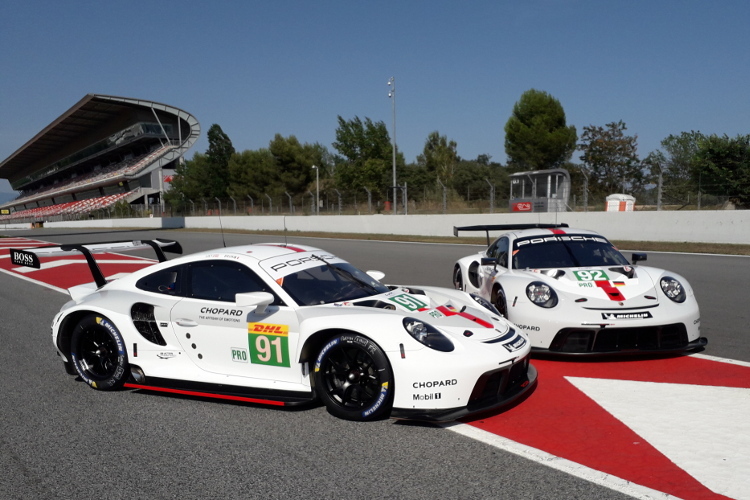 Die Porsche 911 RSR gehören 2020 zu den Favoriten in der GTE-Klasse der 24h von Le Mans