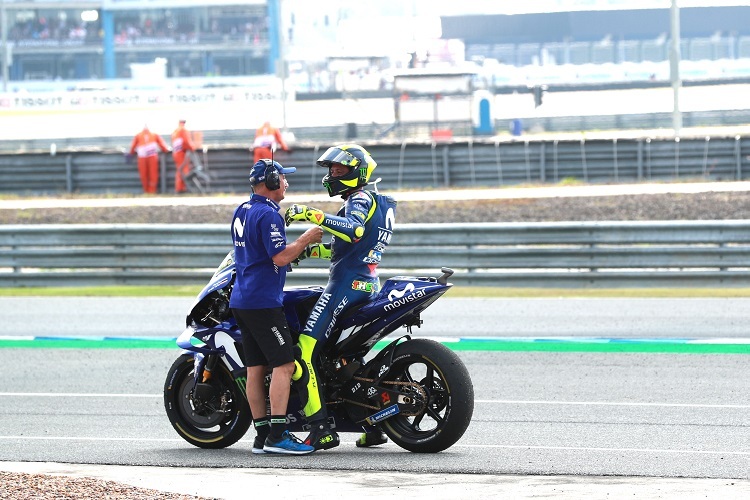 Luca Cadalora war drei Jahre lang der Coach von Valentino Rossi