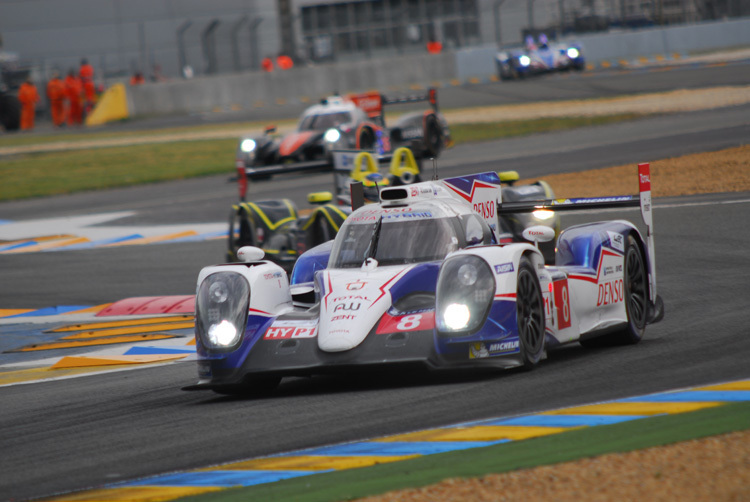 Toyota hatte beim Testtag in Le Mans alles im Griff