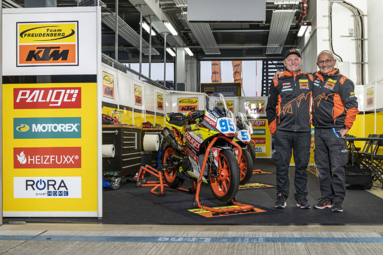 Die Teamchefs Carsten (li.) und Michael Freudenberg