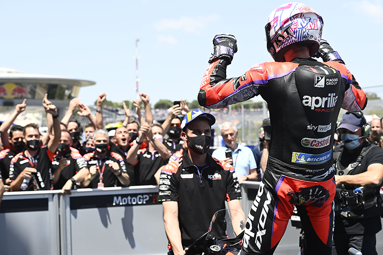 Aleix Espargaró genießt jede Sekunde in Jerez