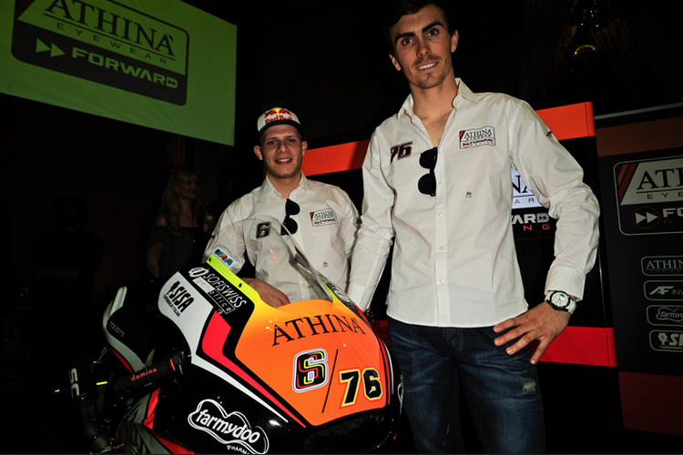 Stefan Bradl und Loris Baz rücken 2015 für Athina Forward Racing aus