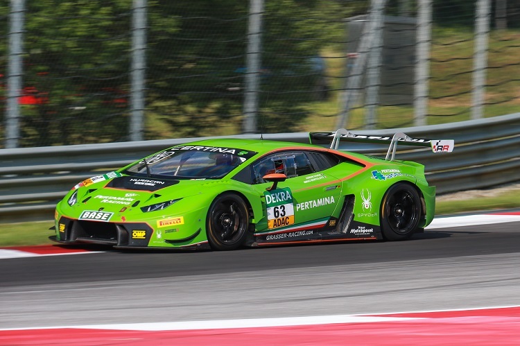 Schon 2015 fuhr ein Lamborghini Huracan im ADAC GT Masters