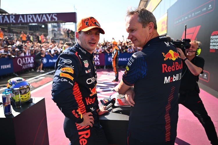 Max Verstappen und Paul Monaghan