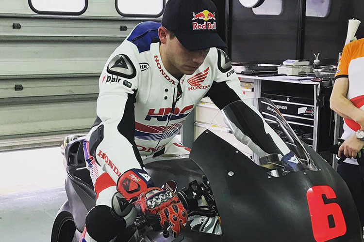 Stefan Bradl auf der RC213V-Honda in Sepang