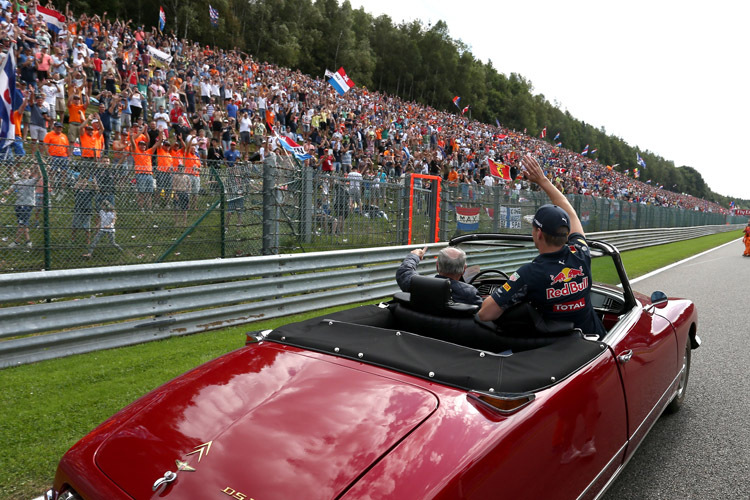 Viele Fans reisten im vergangenen Jahr nach Belgien, um Max Verstappen anzufeuern