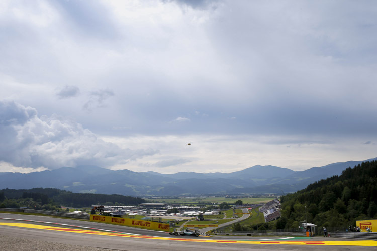 Nico Rosberg sicherte sich im ersten freien Training zum Österreich-GP die erste Bestzeit des Wochenendes