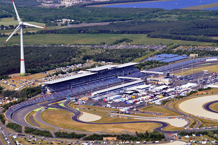 Der Asphalt auf dem Lausitzring ist verbesserungswürdig