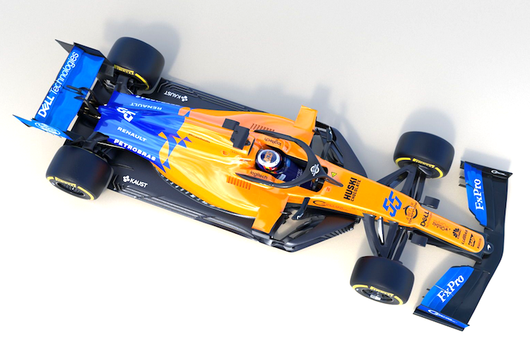 Der neue McLaren von oben
