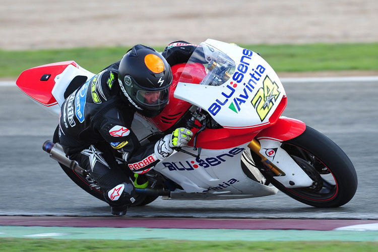 Toni Elias testete in Albacete die Ex-Kiefer-Kalex