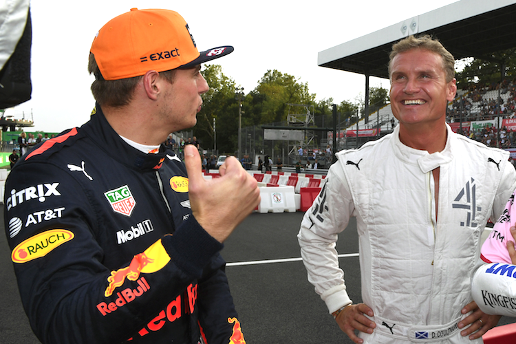 Max Verstappen und David Coulthard