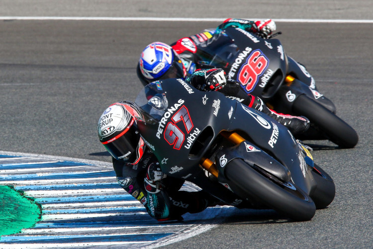 Das neue Petronas-Duo in Jerez: Vierge vor Dixon