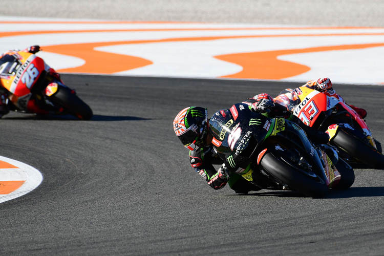 Johann Zarco wehrte sich lange gegen die Repsol-Honda-Meute