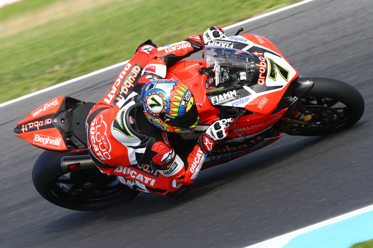 Chaz Davies (Ducati) fuhr Bestzeit