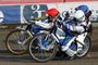 Emil Sayfutdinov (rot) entfällt für Nicki Pedersen (weiß) als Gegner