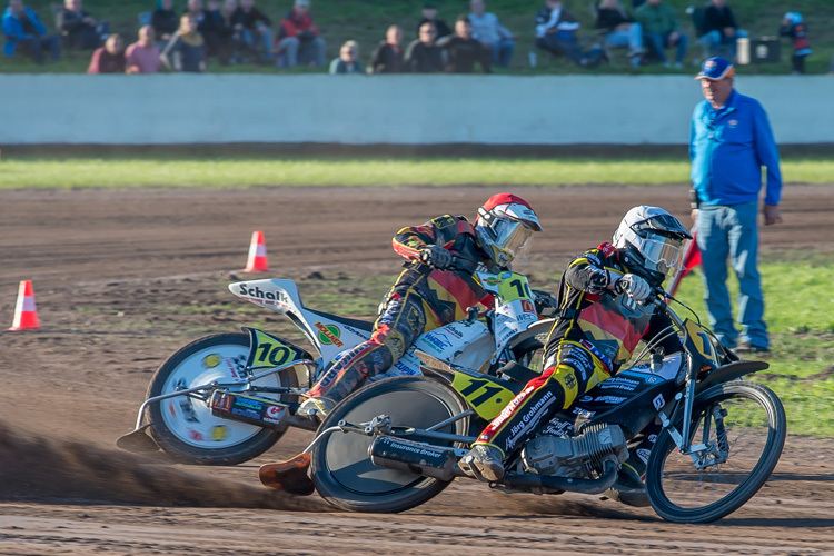 Erik Riss und Martin Smolinski harmonierten als Team in Roden