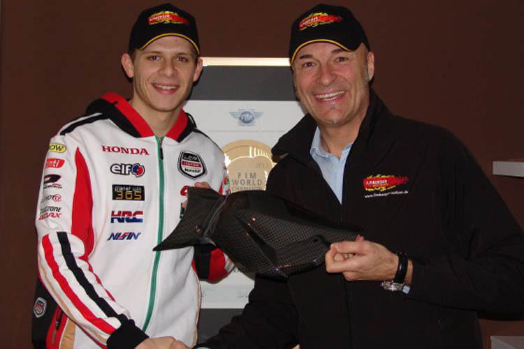 Stefan Bradl mit Ilmberger-Vizepräsident Frank M. Gaw