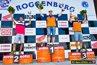 Das Tagespodium: Billerey 2. - Baumgartner Sieger - Furlato 3.