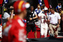 Die Zeremonie vo dem GP-Start in Austin war gar nicht nach Bernie Ecclestones Geschmack
