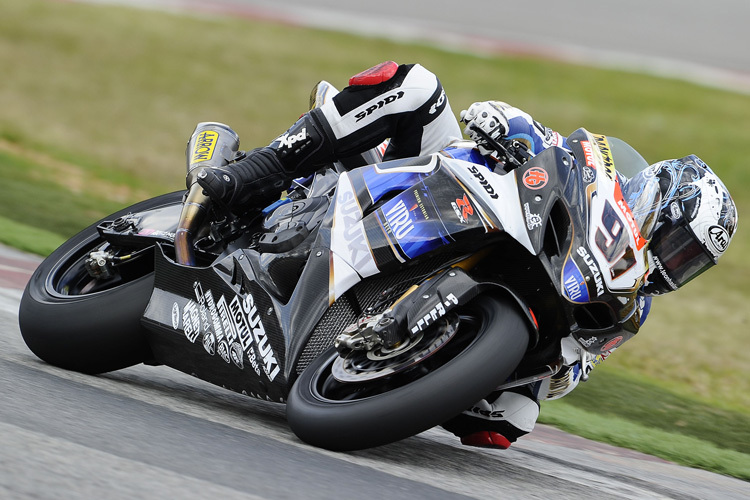 WM-Leader Leon Haslam (Suzuki Alstare)