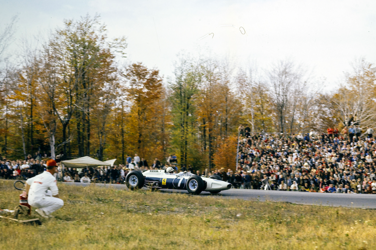 John Surtees 1964 in Watkins Glen (USA)