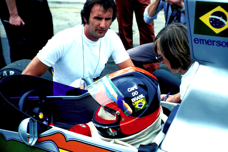 Wilson Fittipaldi mit seinem Bruder Emerson (im Auto)