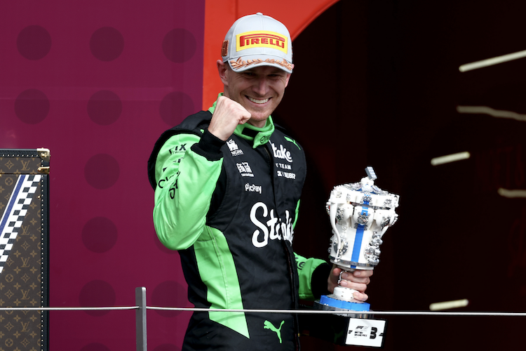 Nico Hülkenberg nach seinem dritten Platz in Silverstone