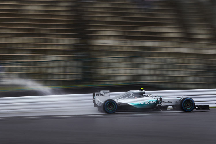 Nico Rosberg drehte in der letzten freien Trainingsstunde die schnellste Runde