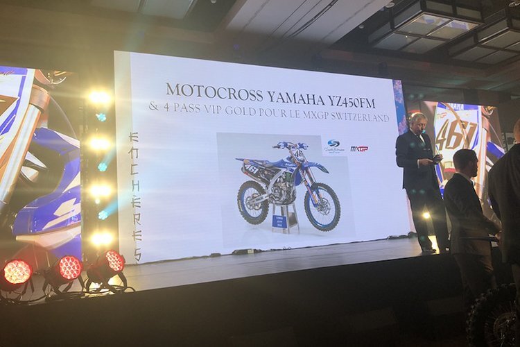 Yamaha spendete ein Cross-Motorrad