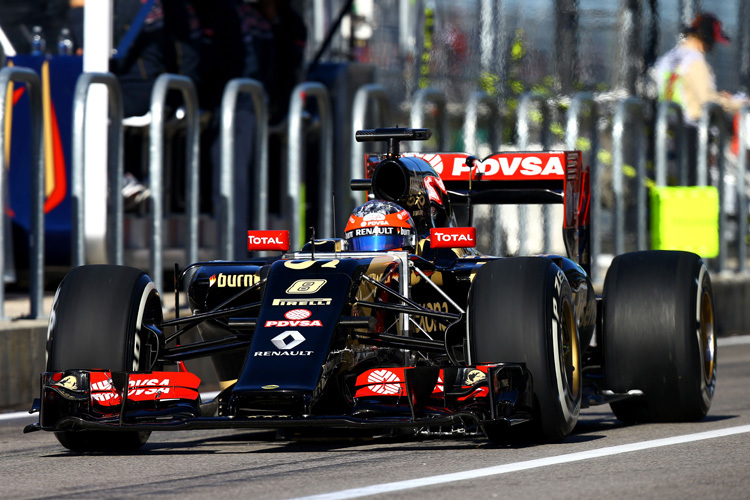 Romain Grosjean in Austin mit der neuen Fahrzeugnase