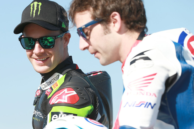 Zwei Könner: Jonathan Rea (li.) und Sylvain Guintoli