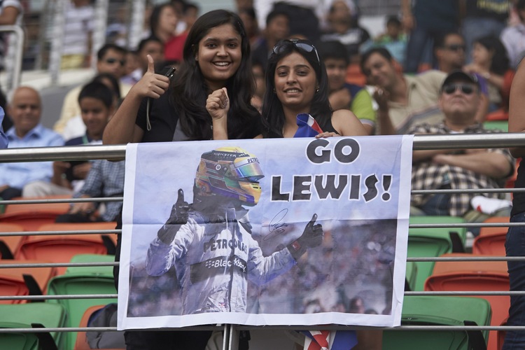 Fans von Lewis Hamilton