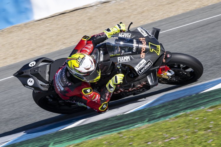 Alvaro Bautista beim Jerez-Test 