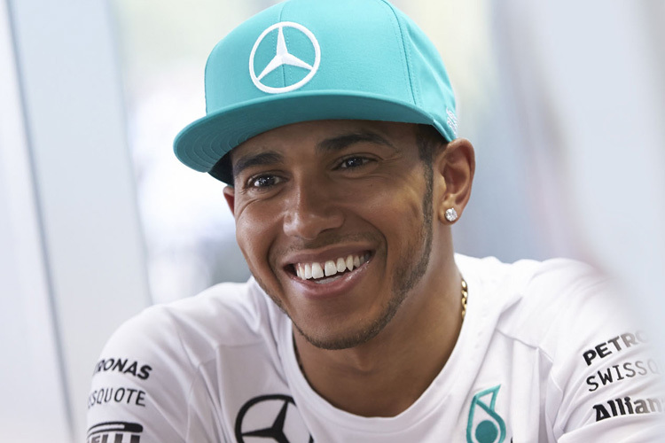 Lewis Hamilton hat allen Grund zum Strahlen: Drei Siege in Folge