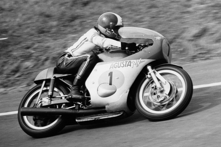 Giacomo Agostini 1972 auf dem Sachsenring