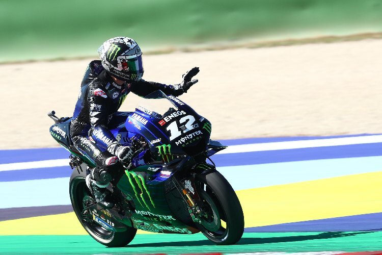 Maverick Vinales führte die Yamaha-Armada in Misano an