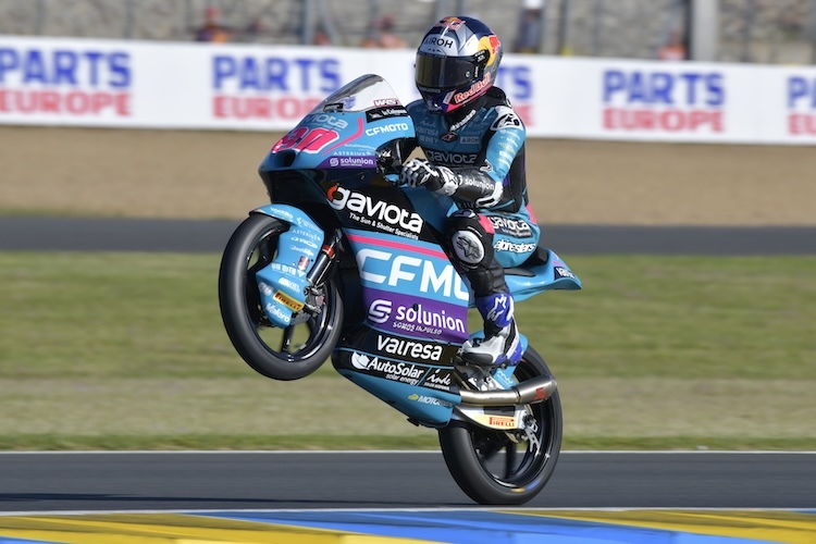 Bleibt der schnellste Moto3-Pilot: CFMOTO-Star David Alonso