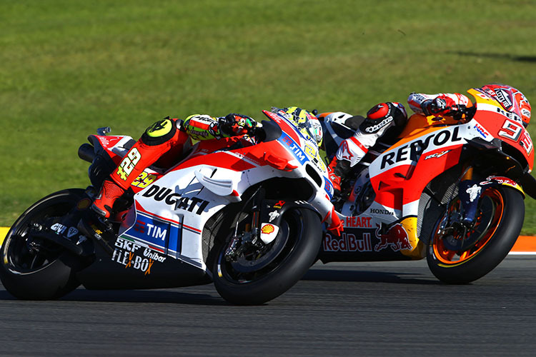 Marc Márquez und Andrea Iannone