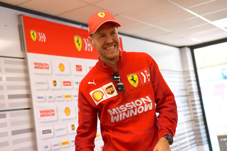 Sebastian Vettel bestreitet für Ferrari das Vorsaison-Testfinale