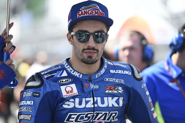 Suzuki-Pilot Andrea Iannone