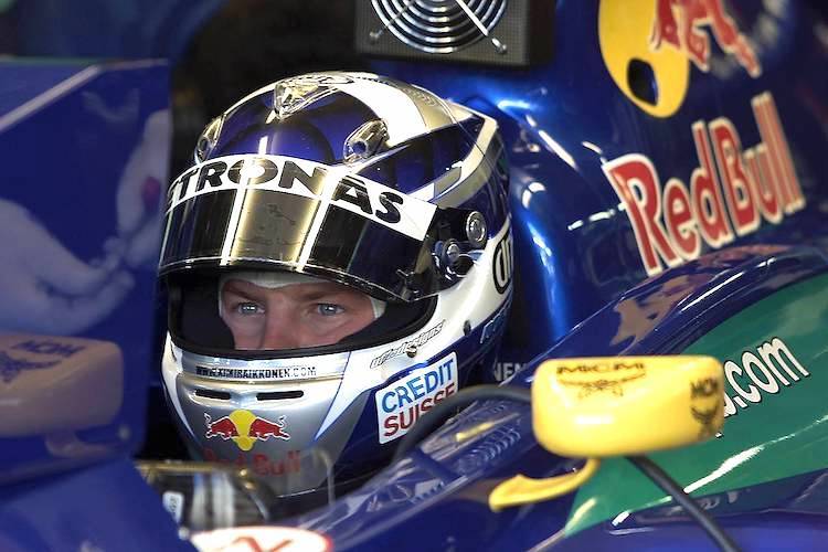 Räikkönen 2001 in Melbourne bei seinem ersten Grand Prix