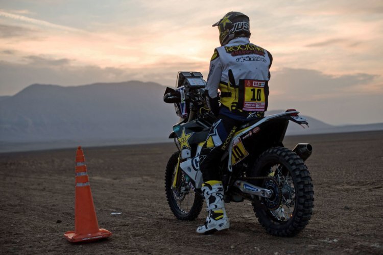 Stillstand bei Pablo Quintanilla, aber der Husqvarna-Pilot hat noch alle Chancen bei der Rallye Dakar 2018