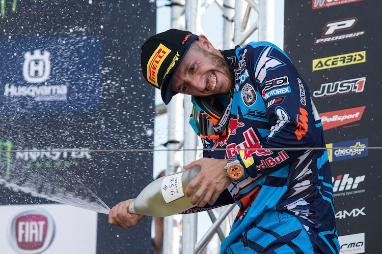 Tony Cairoli wurde Dritter auf dem Tagespodium